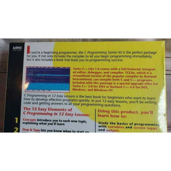 Vintage Sams Publishing C Programming Starter Kit by Greg Perry - Picture 6 of 11